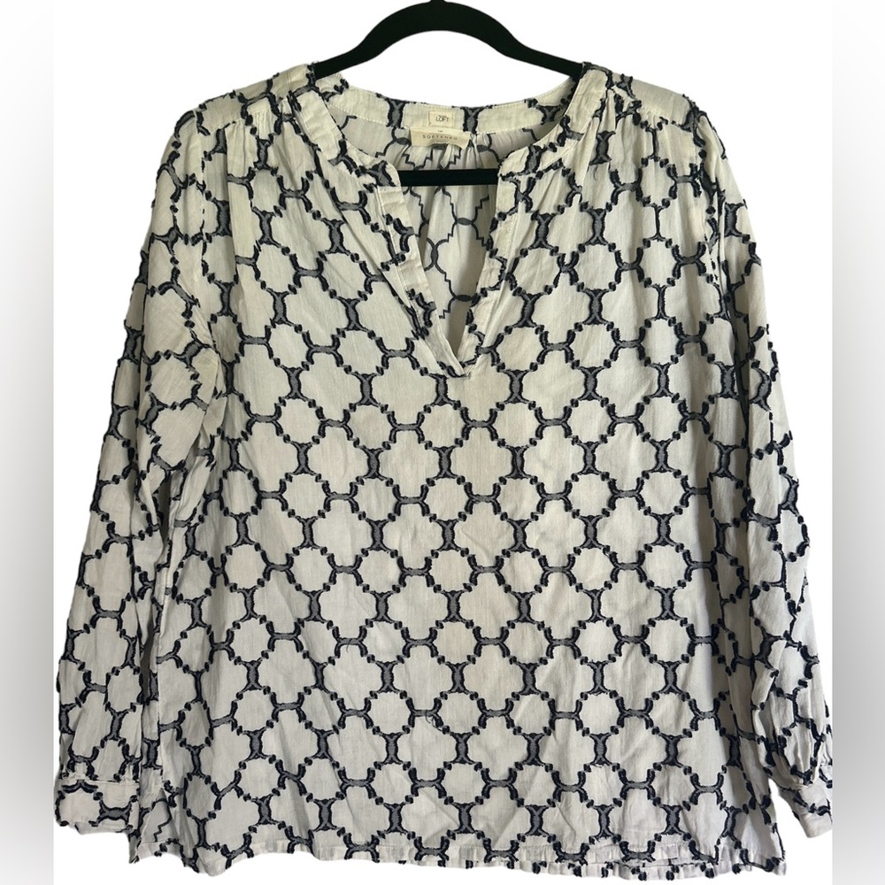 Ann Taylor Loft The Softened Shirt Popover Tunic Size‎ Small